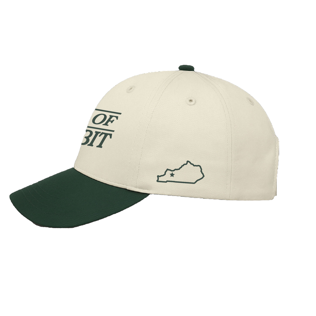Natural/Green Logo Hat