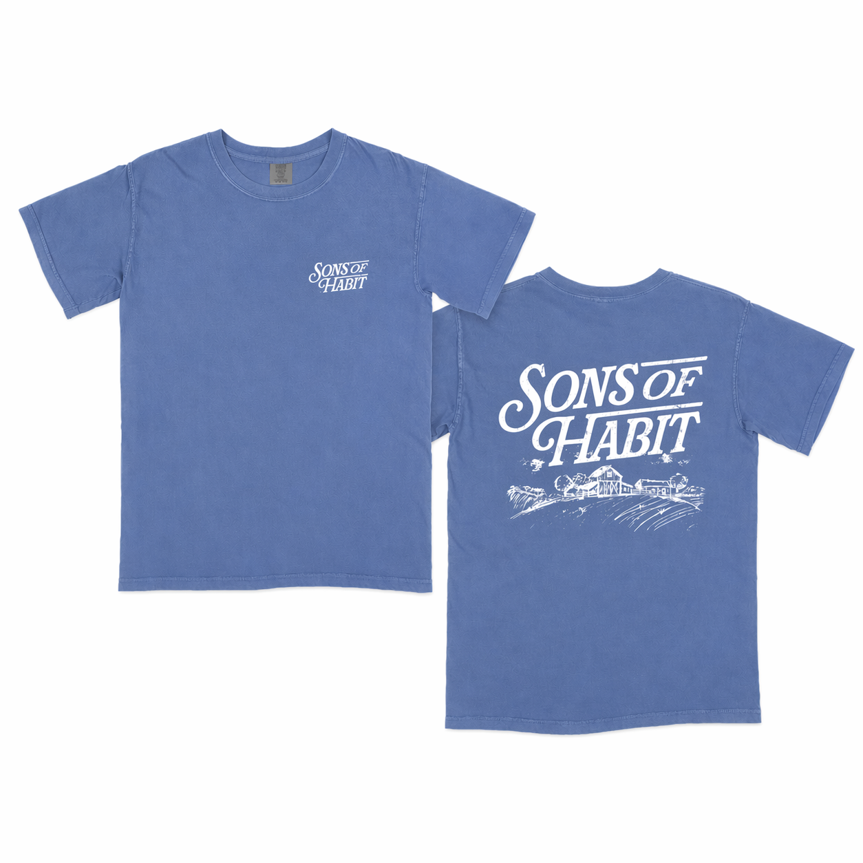 Blue Logo Tee